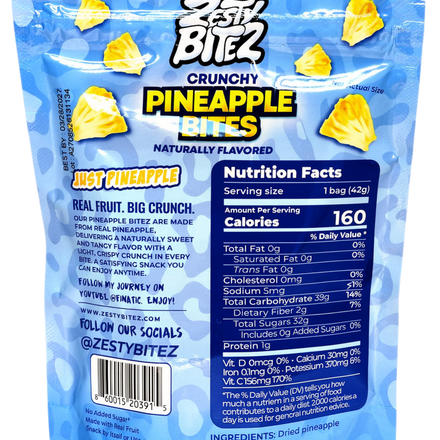 ぜいたくフルーツ  5set Pineapple Dried Fruit – Zesty Snackz LLC