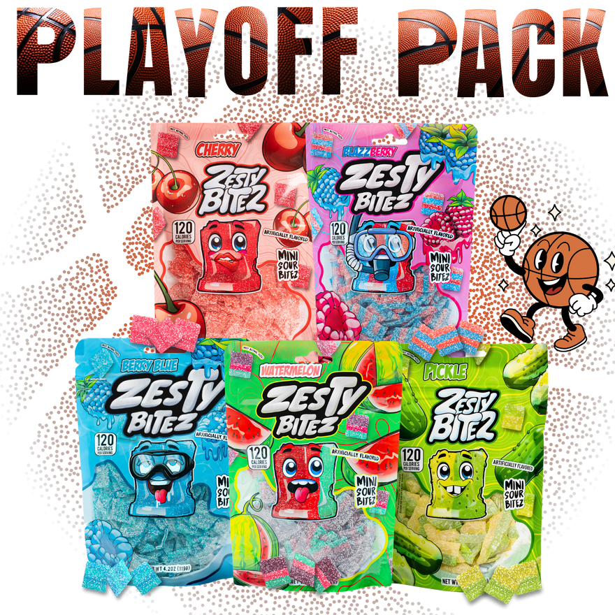 Playoff Pack 5 Flavors – Zesty Snackz LLC