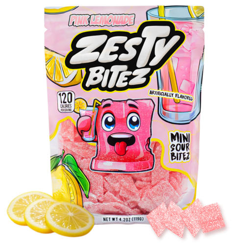 Pink Lemonade Sour Candy | Zesty Snackz – Zesty Snackz LLC