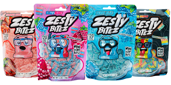 スクイーズ Freaky 4 Pack – Zesty Snackz LLC